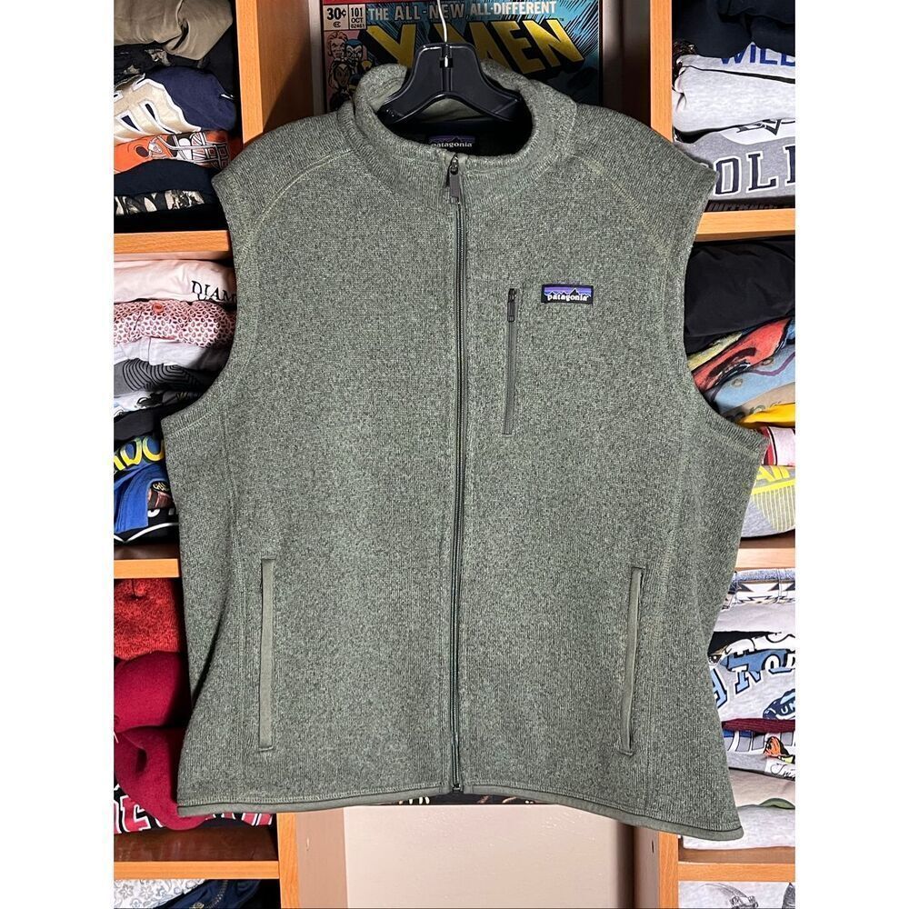 Patagonia Men’s Fleece Green Full Zip Better Sweater